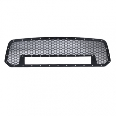 DODGE MESH GRILLE W/20IN DUAL ROW BLACK SERIES LED ( 2013-2016 RAM 1500)