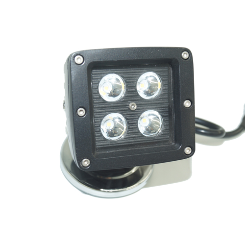 3-inch Black Cover Square CREE LED Work light