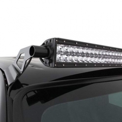 FORD 50-INCH STRAIGHT LED LIGHT BAR UPPER WINDSHIELD MOUNTS (99-14 RAPTOR F250/350 2000-2005 EXCURSION)