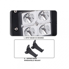 HUMMER LOWER WINDSHIELD LIGHT MOUNTS (H1)