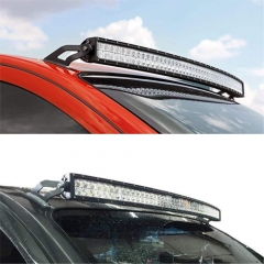 NISSAN 50-INCH CURVED LED LIGHT BAR UPPER WINDSHIELD MOUNTS (04-14 TITAN)