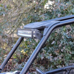 POLARIS 30-INCH STRAIGHT DUAL-ROW LED LIGHT BAR UPPER WINDSHIELD MOUNTS (14-16 RZR XP1000)