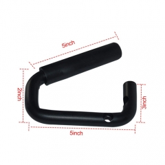 Front Black Solid Steel Grab Handles for Jeep Wrangler JK 2007-2017