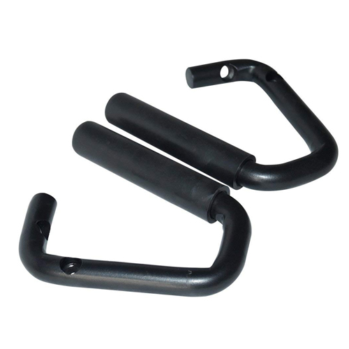 Front Black Solid Steel Grab Handles for Jeep Wrangler JK 2007-2017